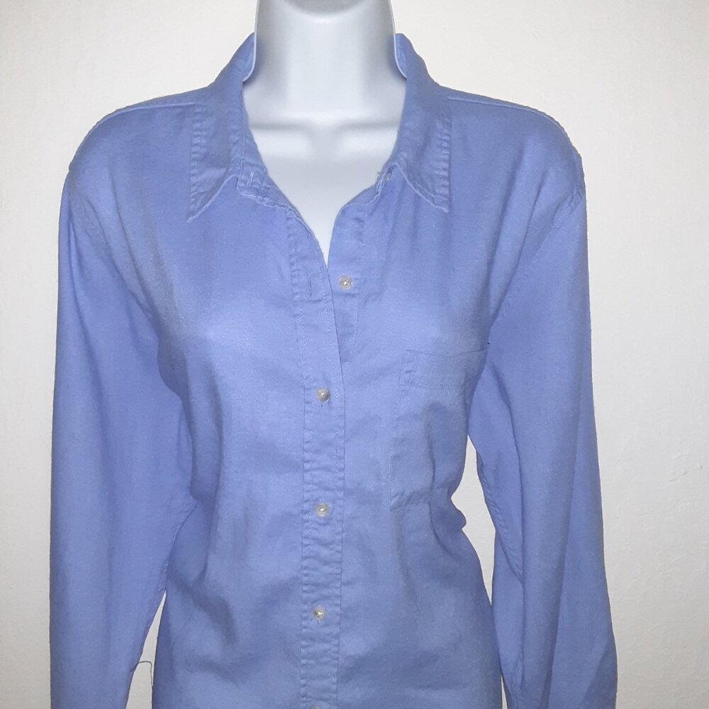 Universal Thread Chambray Shirt * Relaxed Fit * Women's Size L * Blue * EUC *
